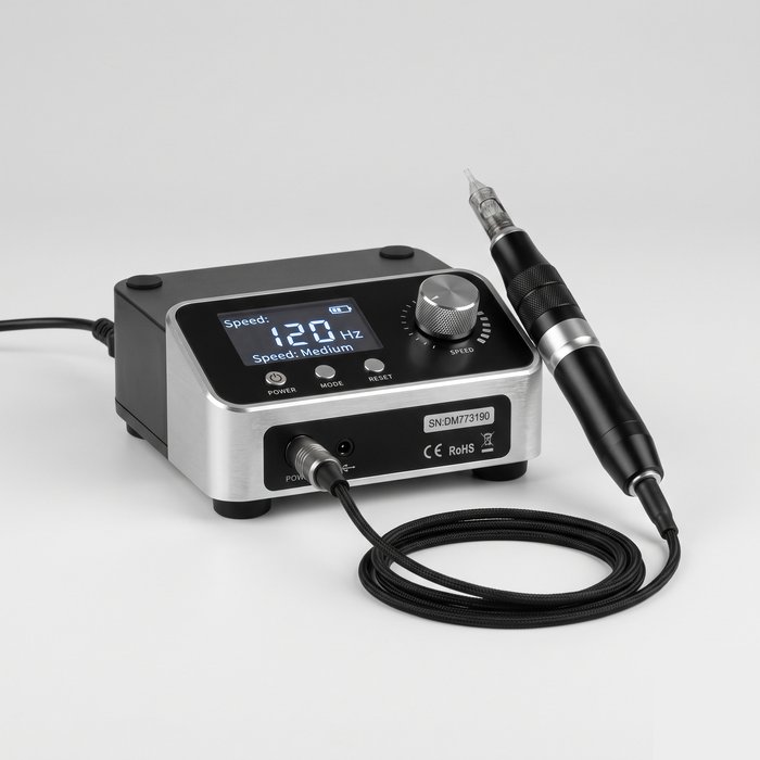 Dermógrafo digital de mesa com display e controle de velocidade