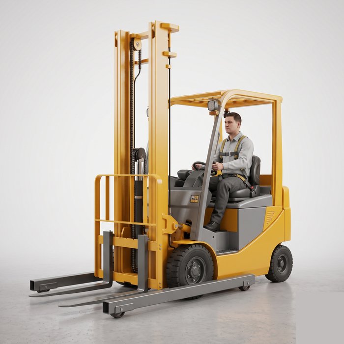 Empilhadeira retrátil reach truck para corredor estreito
