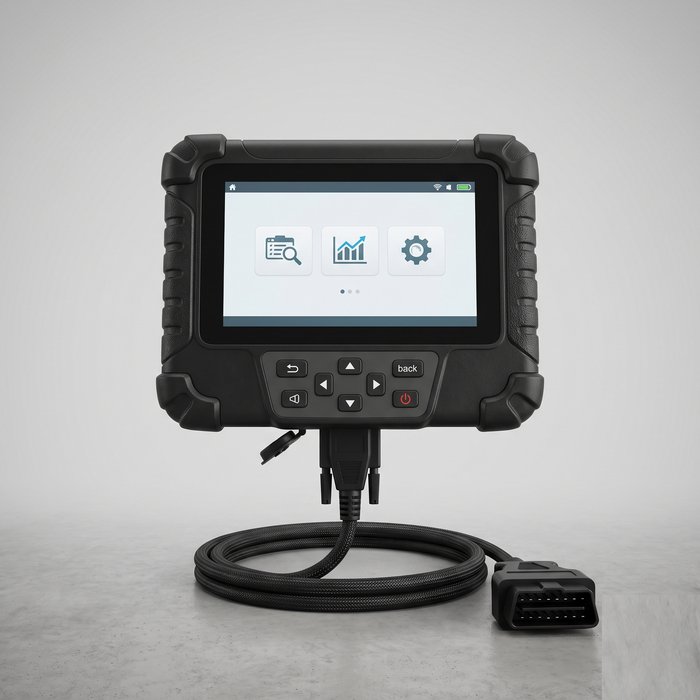 Scanner de diagnóstico automotivo OBD com tela