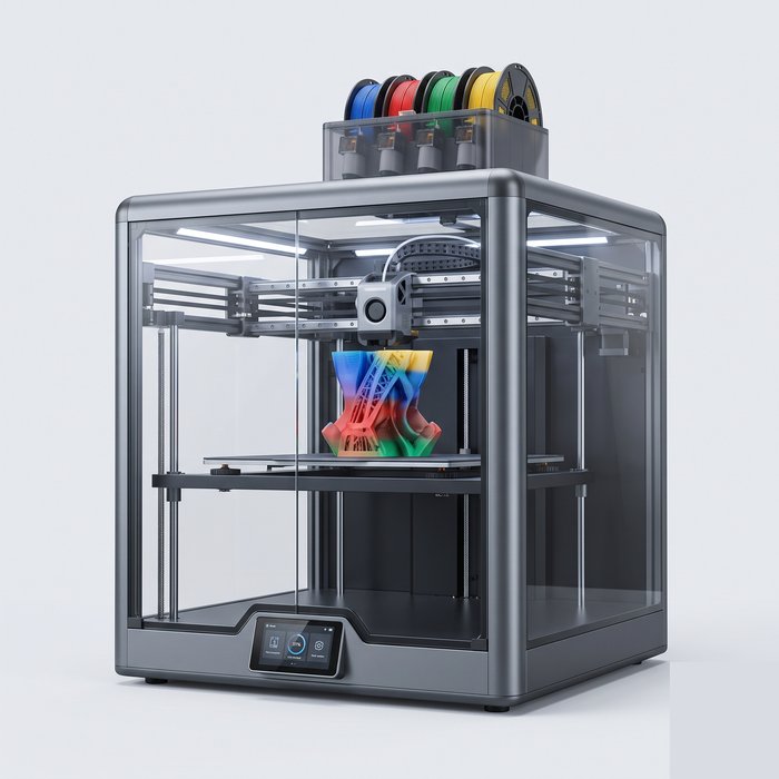 Impressora 3D CoreXY fechada rápida e multicolor