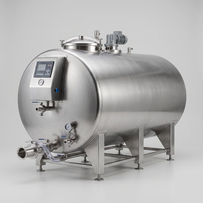 Tanque de expansão resfriador de leite de aço inox