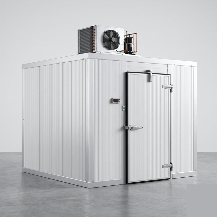 Câmara fria modular de painéis para estoque refrigerado