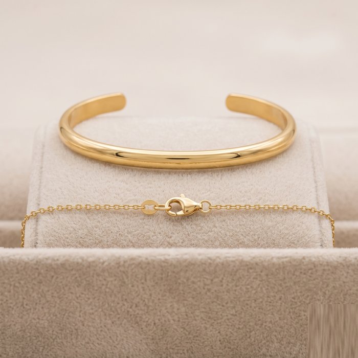 Pulseiras e braceletes de semijoia banhados a ouro